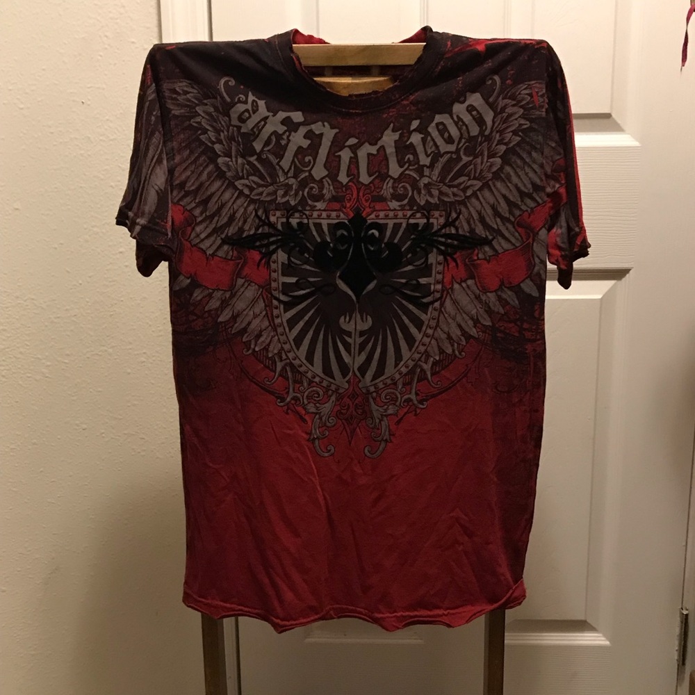 3 AFFLICTION T-shirts $40 buckaroos